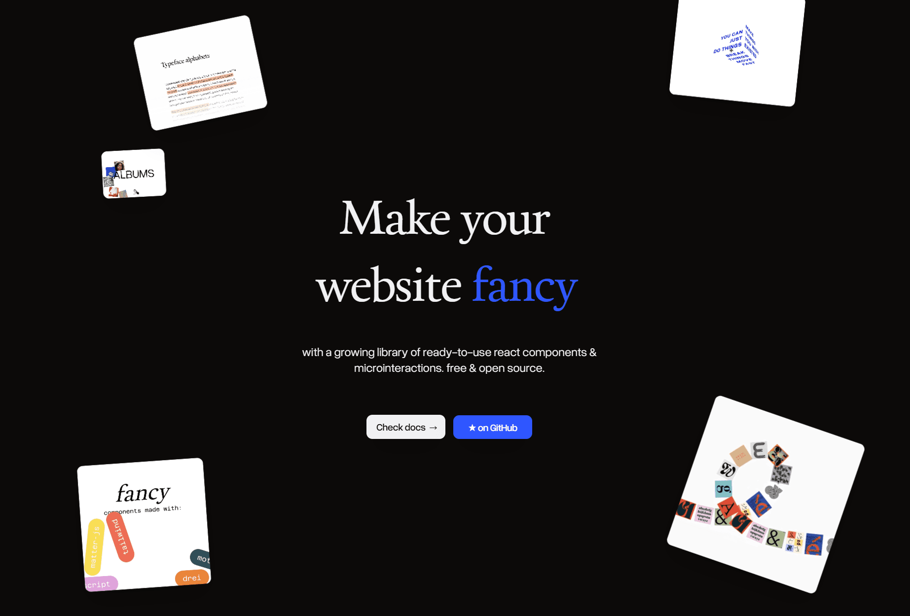 Fancy Components