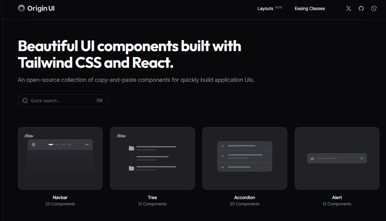 Origin UI